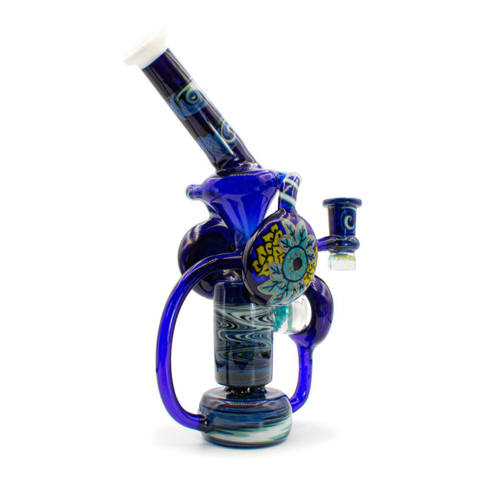 Bong Blue Flowers - Image 2