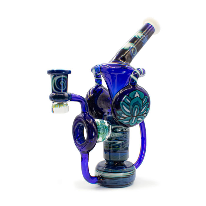 Bong Blue Flowers - Image 4