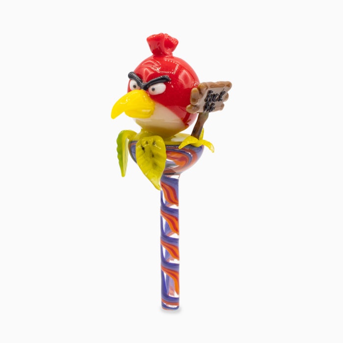 Piteira de Vidro Premium Angry Birds Vermelho