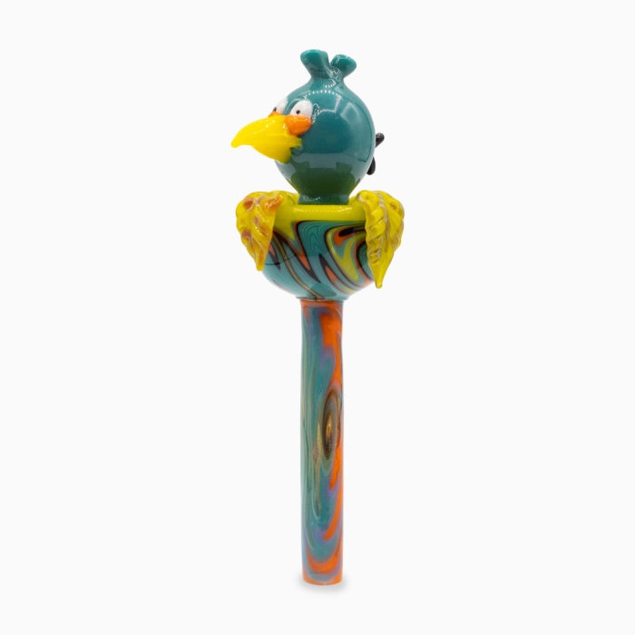 Piteira de Vidro Premium Angry Birds Turquesa